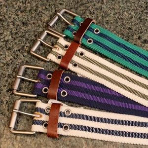 Men’s canvas belts